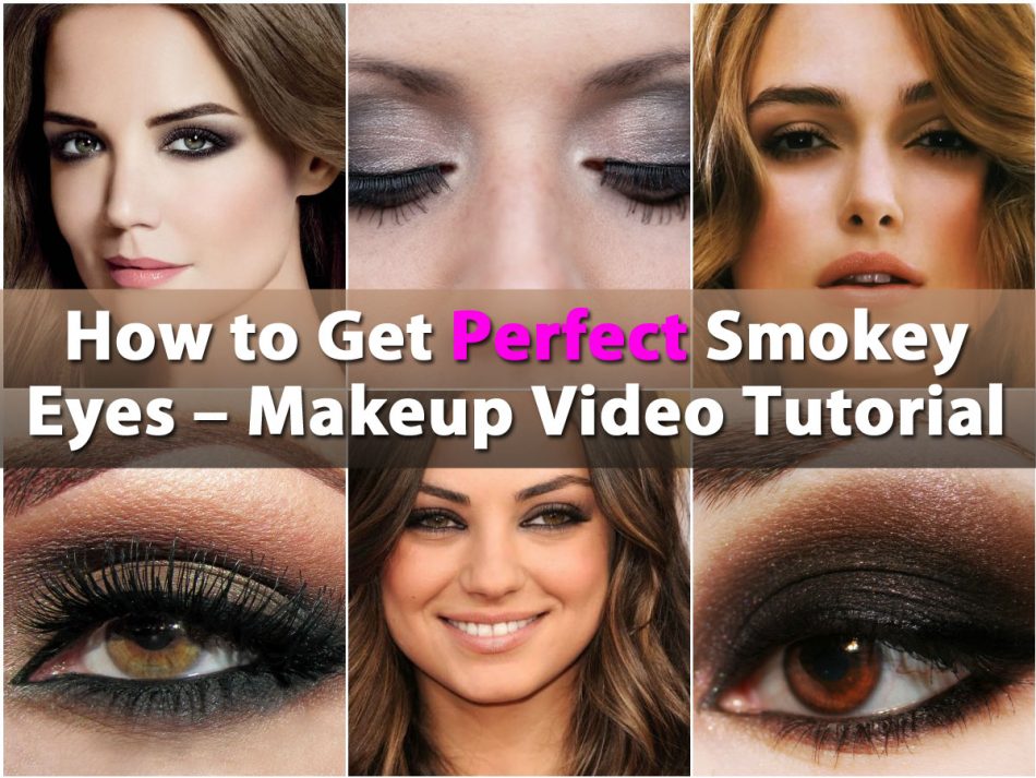 So erhalten Sie perfekte Smokey Eyes - Makeup Video Tutorial 