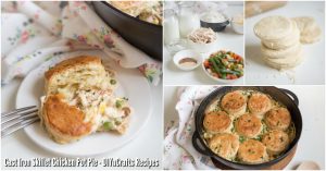 Einfach und lecker - Gusseisen Pfanne Chicken Pot Pie ist ein Familienessen Favorit 