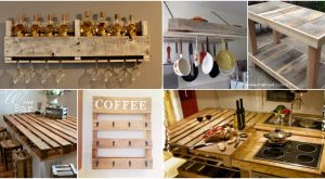 10 brillant rustikale DIY Palette Küchenmöbel Ideen 