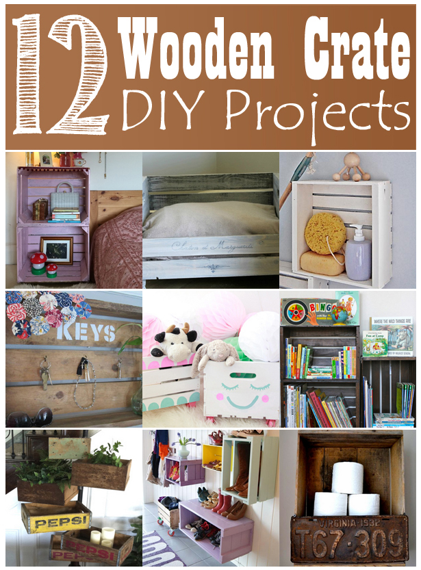 12 kreative Ideen, Holzkisten für DIY Home Projects zu recyceln 