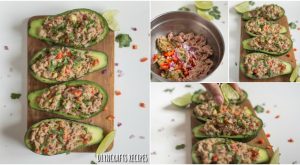 Thunfisch gefüllte Avocado - eine einfache und köstliche Vorspeise für jeden Anlass 