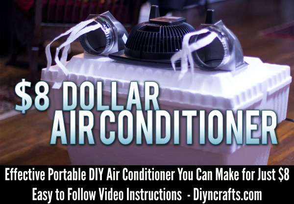 Effektive tragbare DIY Klimaanlage, die Sie für nur $ 8 machen können 