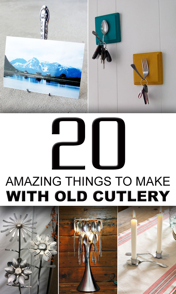 20 erstaunliche Dinge mit alten Besteck zu machen 