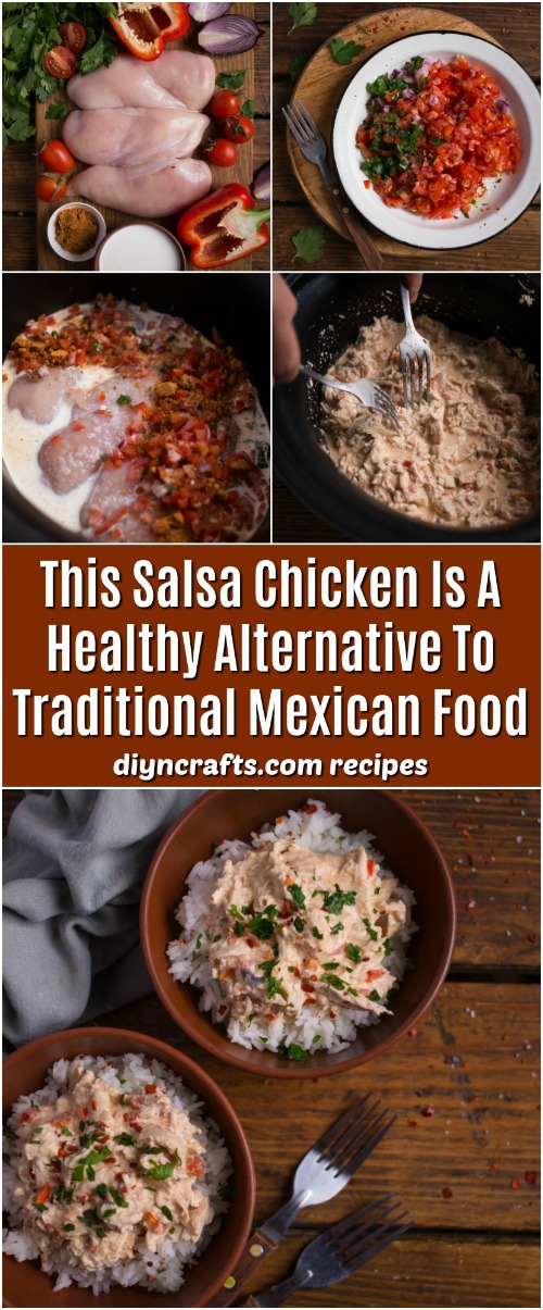 Dieses Salsa Huhn ist eine gesunde Alternative zum traditionellen mexikanischen Essen 