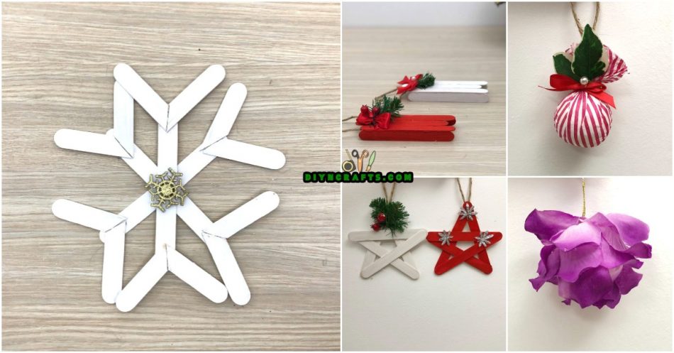 5 DIY Weihnachtsbaum Ornamente können Sie leicht DIY {Video Tutorials} 