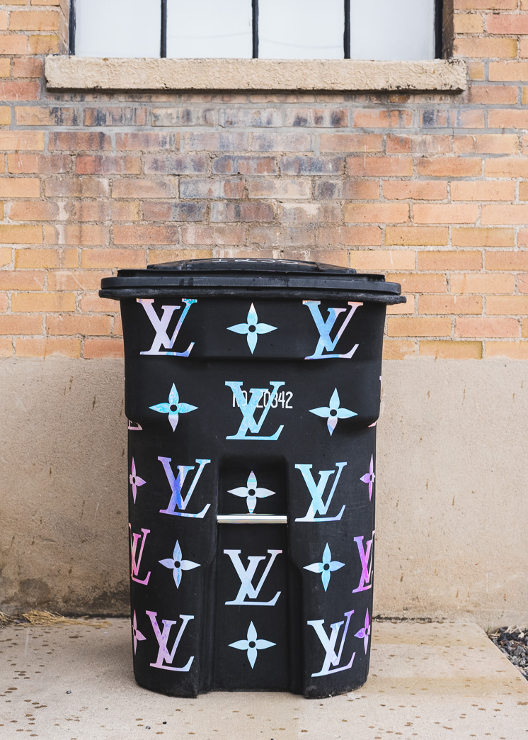 Louis Vuitton + Das Haus, das Lars Built Trash Can Makeover 