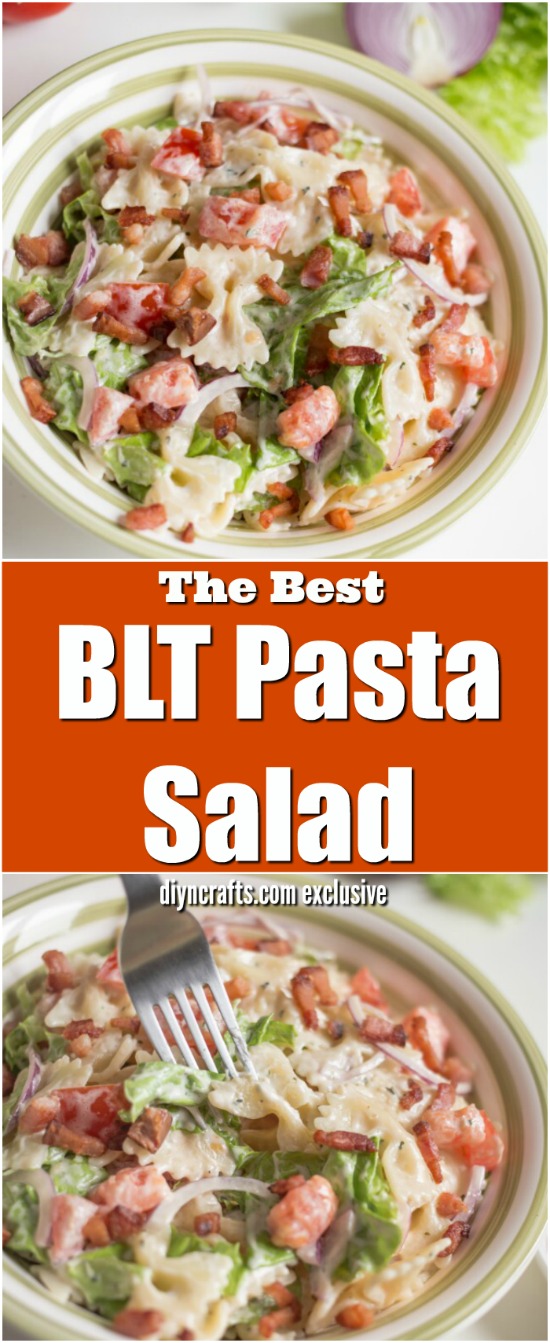 Köstliche BLT Pasta Salat So gut Ihre Gäste werden für das Rezept bitten 