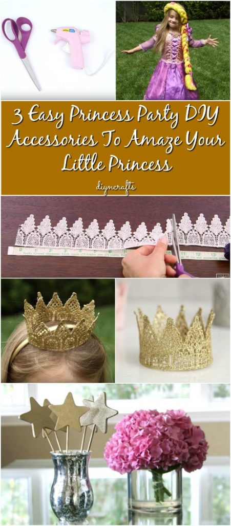 3 einfache Prinzessin Party DIY Zubehör zu überraschen Ihre kleine Prinzessin 