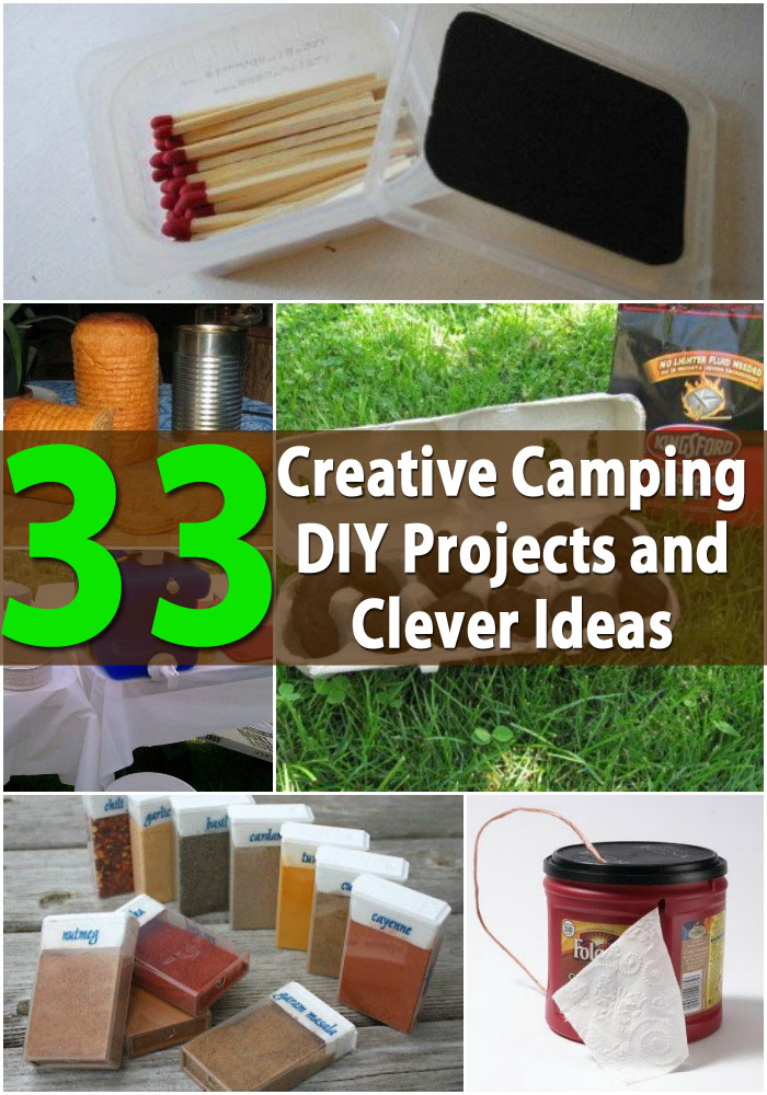 Top 33 kreativste Camping-DIY-Projekte und clevere Ideen 