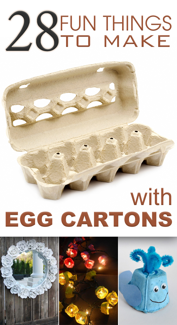 28 lustige Dinge mit Eierkartons zu machen 
