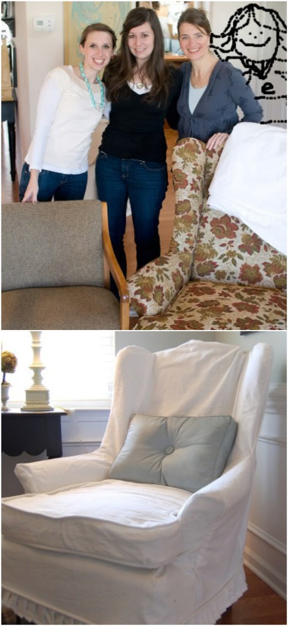 20 einfach zu DIY Slipcovers, die neuen Stil zu alten Möbeln hinzufügen 