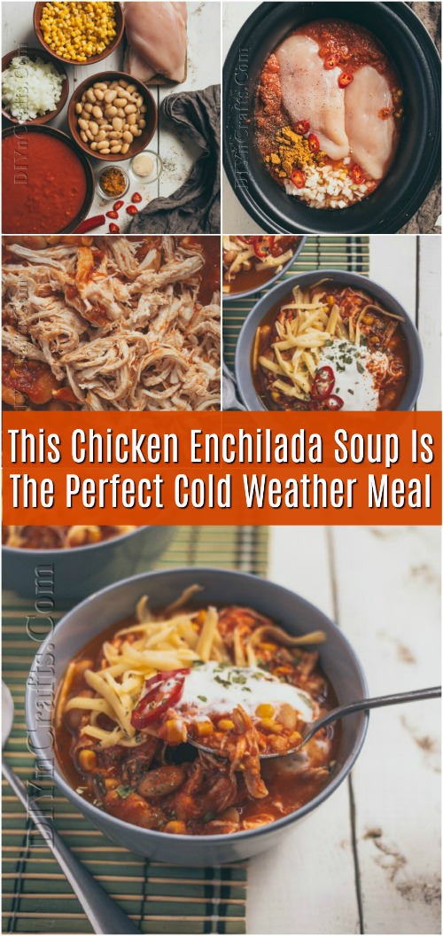 Diese Hühnchen-Enchilada-Suppe ist die perfekte Mahlzeit bei kaltem Wetter 
