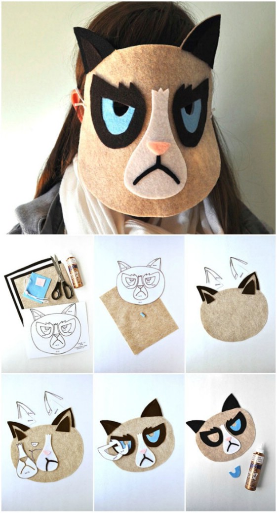 20 einfache und kreative DIY Halloween Masken für Kinder und Erwachsene 