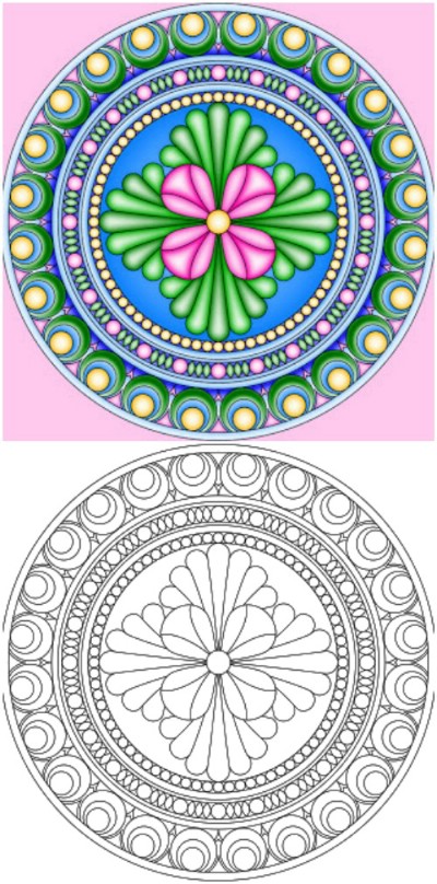 15 erstaunlich entspannende kostenlose druckbare Mandala Malvorlagen für Erwachsene 