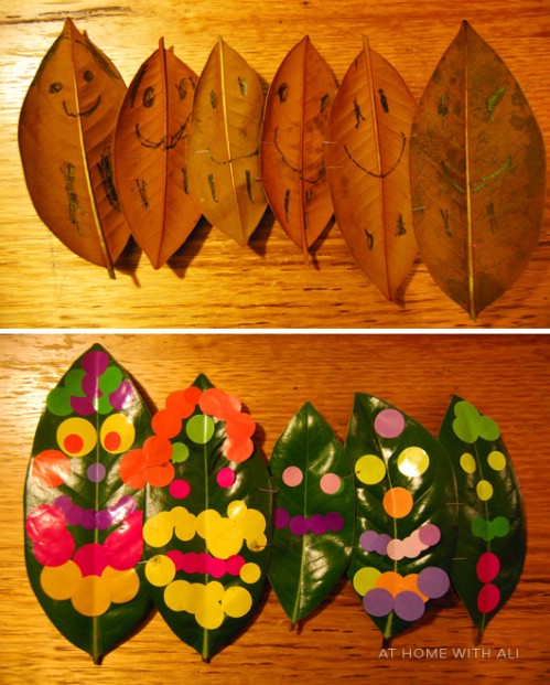 15 fabelhafte Herbst Blatt Handwerk für Kinder 