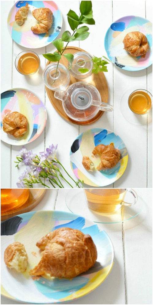 25 DIY dekorative Teller, die Ihren Gerichten einen handgemalten Look geben 