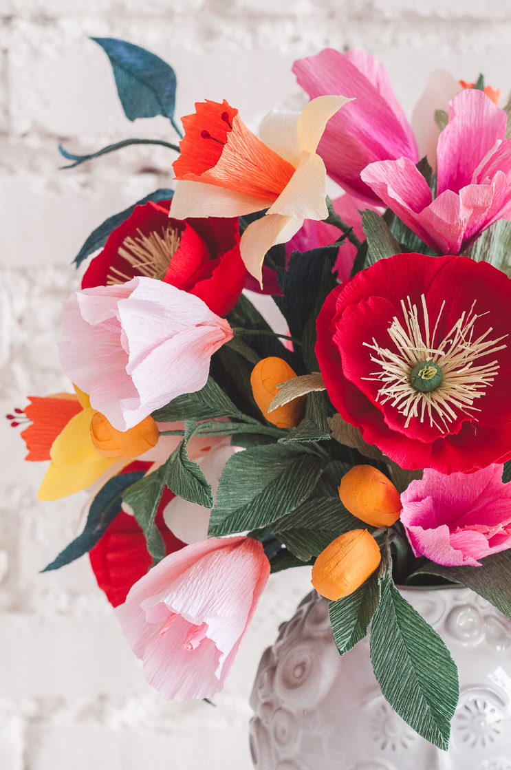 Papierhochzeits-Blumenstrauß Cinco Des Mayo 