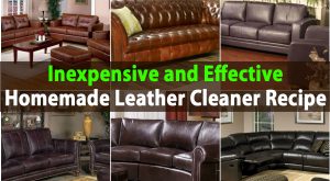 Preiswertes und effektives selbst gemachtes Leder-Reinigungsmittel-Rezept 