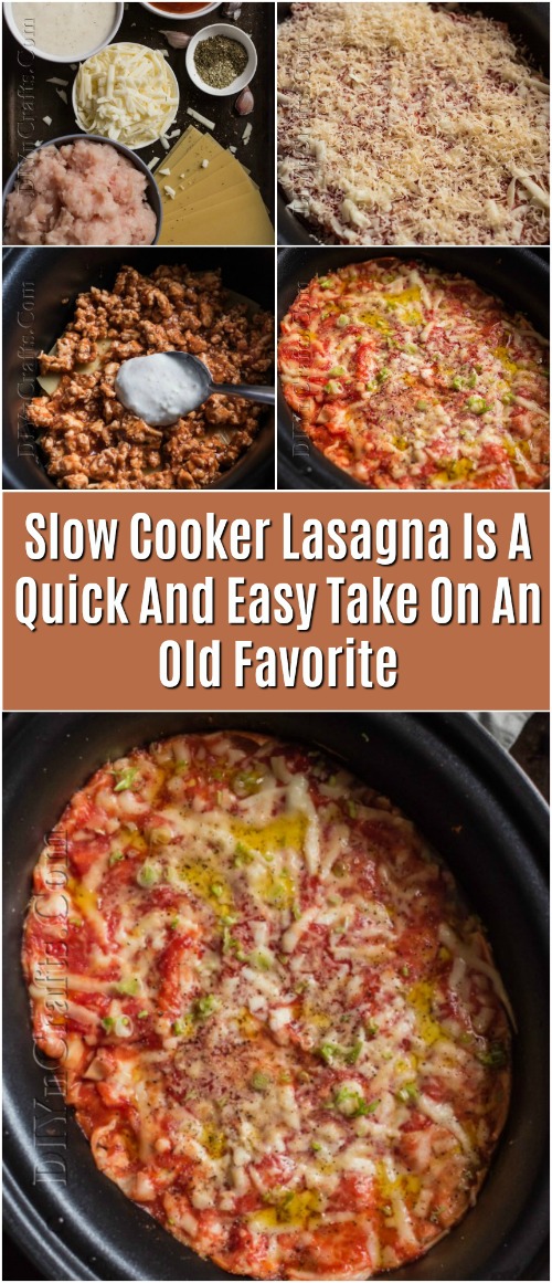 Slow Cooker Lasagne ist eine schnelle und einfache Übernahme eines alten Favoriten 