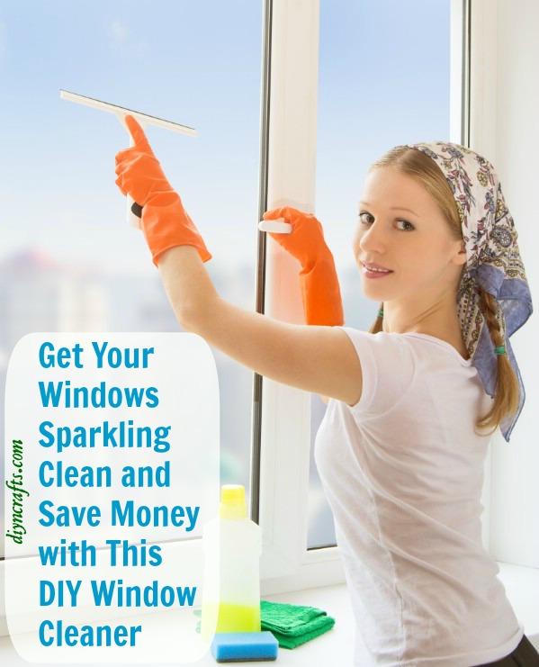 Holen Sie sich Ihre Windows Sparkling Clean und sparen Sie Geld mit diesem DIY Fensterputzer 