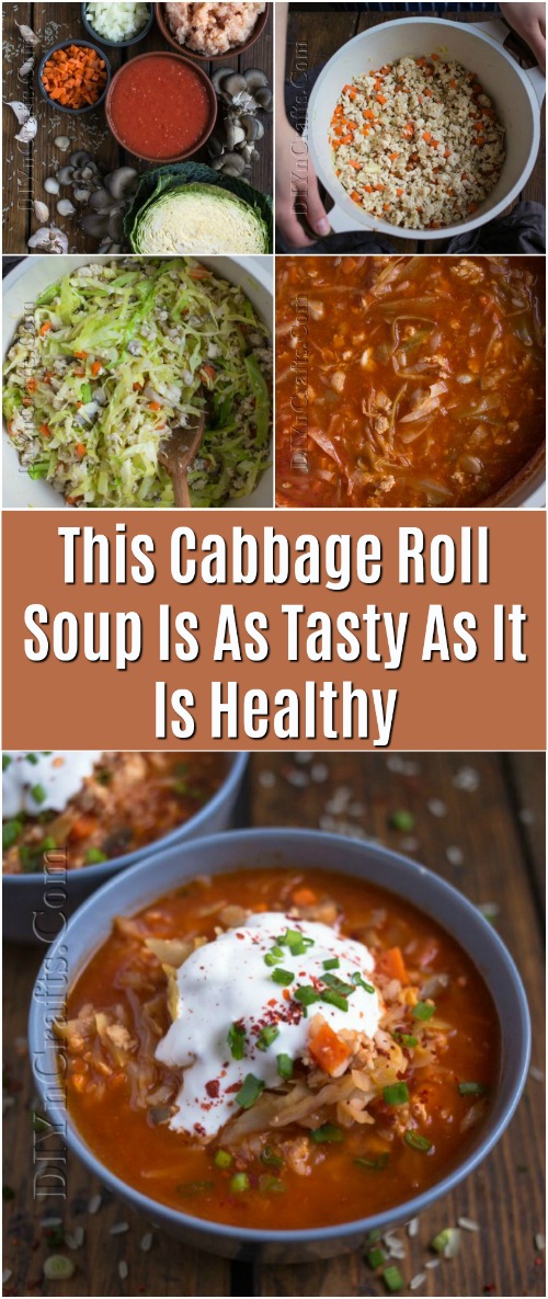 Diese Kohl Rollen Suppe ist so lecker wie es gesund ist 
