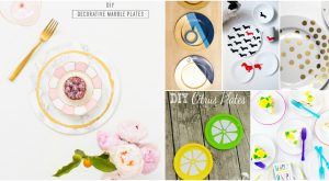 25 DIY dekorative Teller, die Ihren Gerichten einen handgemalten Look geben 