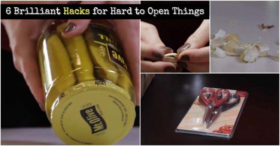 6 brillante Hacks für schwer zu öffnende Dinge 