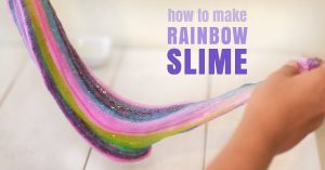 Wie man Rainbow Slime macht 
