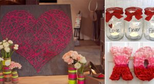 26 einfache, aber effektive DIY Valentinstag Dekorationen 