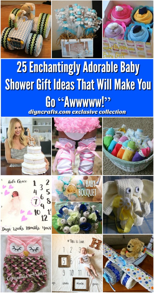 25 bezaubernd entzückende Baby-Dusche-Geschenk-Ideen, die Sie gehen lassen "Awwwww!" 