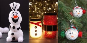 31 einfache und günstige Weihnachts-Bastelarbeiten für Kinder 