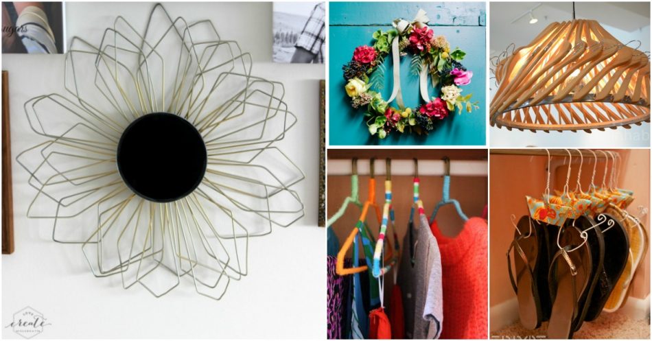 16 erstaunliche Dinge, die Sie von Repurposed Kleiderbügeln DIY 
