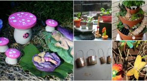 25 süße DIY Fairy Möbel und Accessoires für einen entzückenden Fairy Garden 