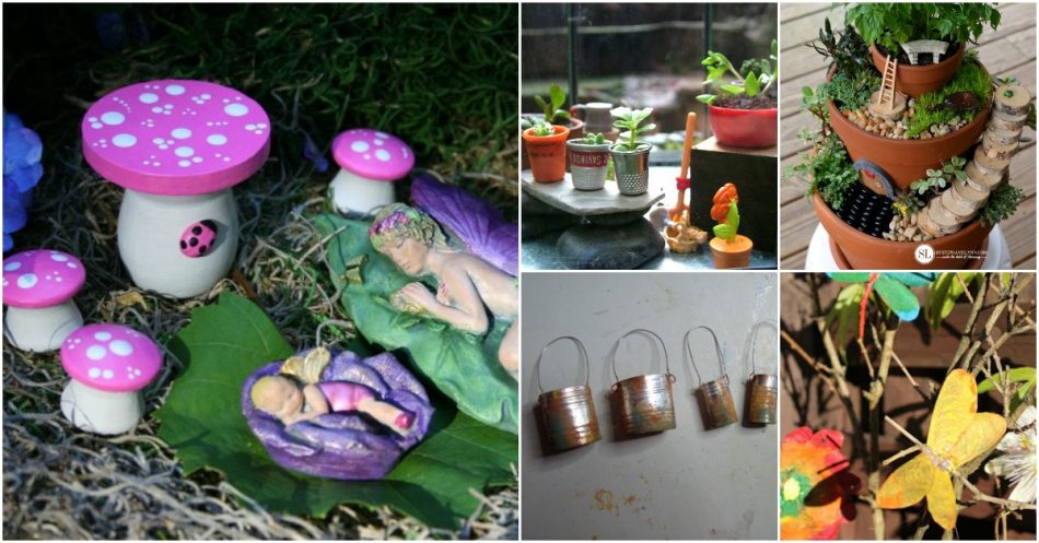 25 süße DIY Fairy Möbel und Accessoires für einen entzückenden Fairy Garden 