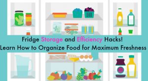Kühlschrank Lagerung und Effizienz Hacks! Lernen Sie, wie man Lebensmittel für maximale Frische organisiert 