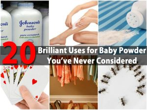 20 brillante Anwendungen für Babypuder, die Sie nie in Betracht gezogen haben 
