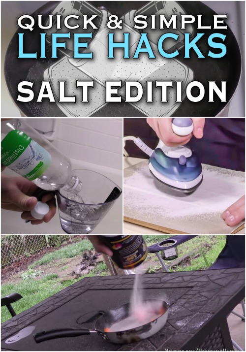 7 hilfreiche Möglichkeiten, um Salz im Haus zu verwenden (außer Essen Essen Geschmack groß, natürlich) 