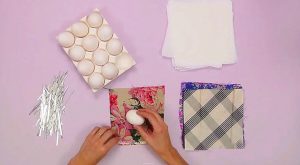 Unglaubliche Osterei Coloring Hack: Verwenden Sie Seidenquadrate, um Ihre Eier zu färben 