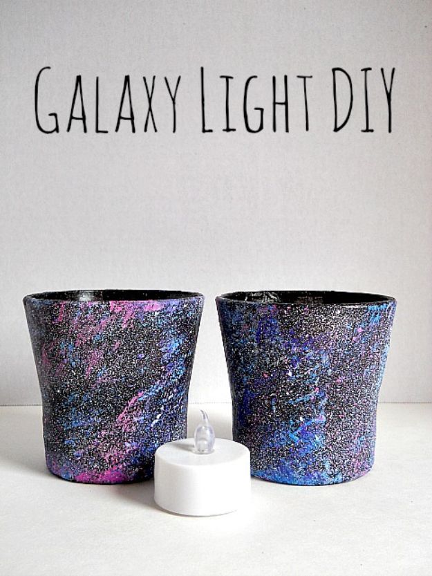 Diese 33 DIY Galaxy Crafts sind aus dieser Welt 