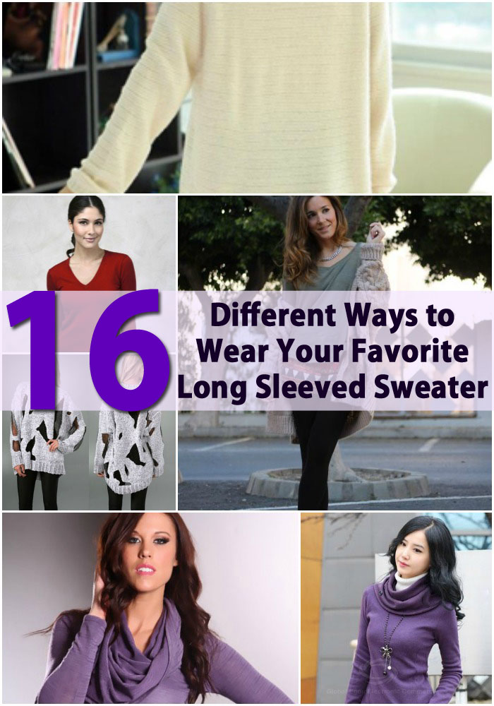 16 verschiedene Möglichkeiten, um Ihre Lieblings-Long Sleeved Sweater zu tragen 
